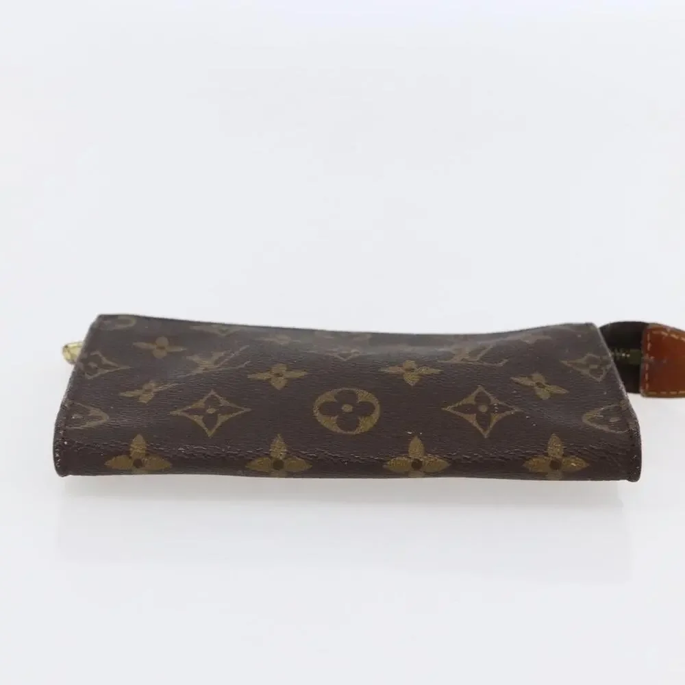 Louis Vuitton Monogram Bucket PM Accessory Pouch Brown